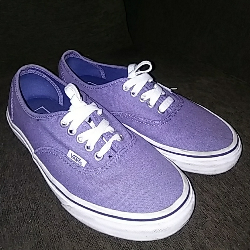 EUC Purple Vans Size 6.5 Mens Size 8 Womens